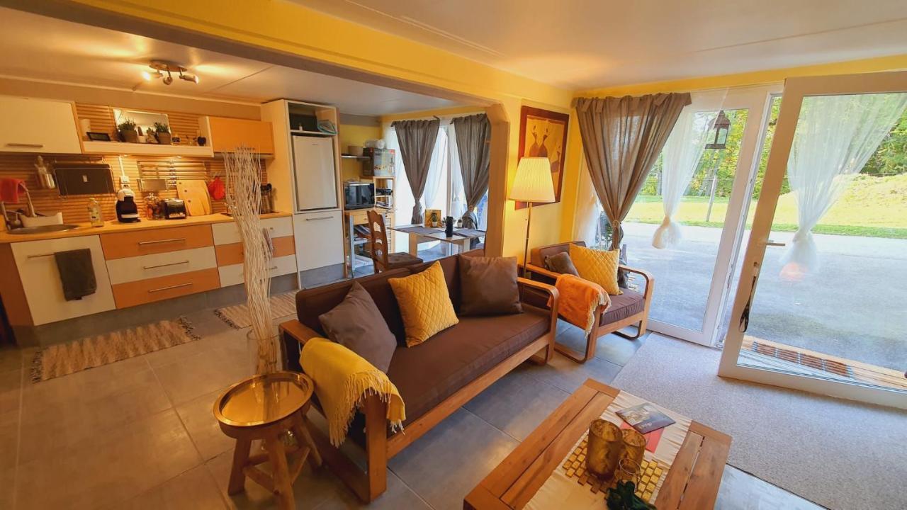 Ravissant Studio Neuf, Entierement Equipe, Fonctionnel De 40 M2 Avec Entree Independante Dans La Campagne Campagnes Massonnens 외부 사진